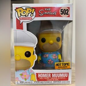 Funko Pop The Simpsons Homer Muumuu Vinyl Figure Hot Topic Exclusive
